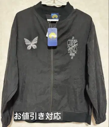 iS ScoLor 나비 자수 라이트 아우터 M 이즈스칼라