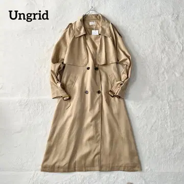 새상품 Ungrid 루즈 트렌치코트 롱 코트 아우터 포켓