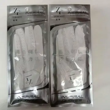최신 ZEROFIT INSPIRAL 그로브 왼손용 23 WH 2장 새상품