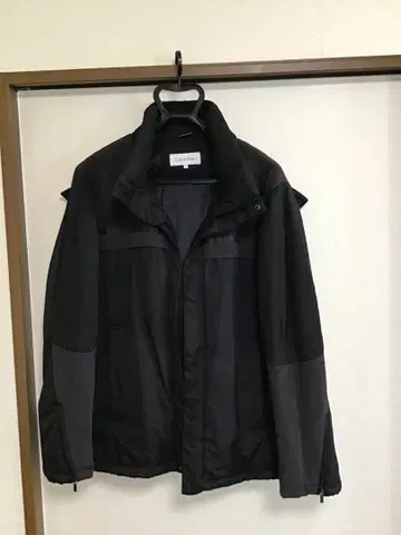 Calvin Klein 블랙 나일론 자켓 M