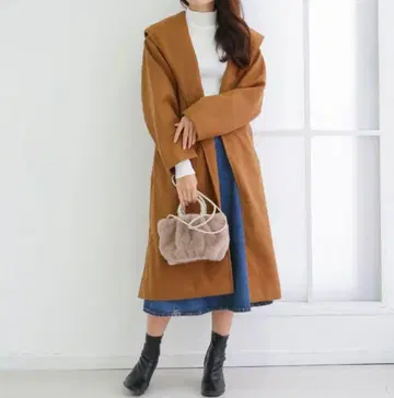 세일러 카라 롱 코트