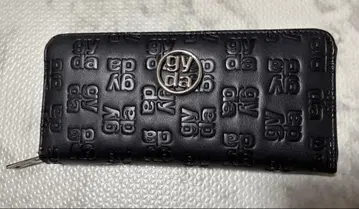 GYDA 라운드 지퍼 장지갑 서클 메탈