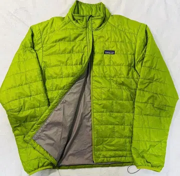파타고니아 나노 퍼프 게코 그린 M 다운 자켓 플리마 로프트