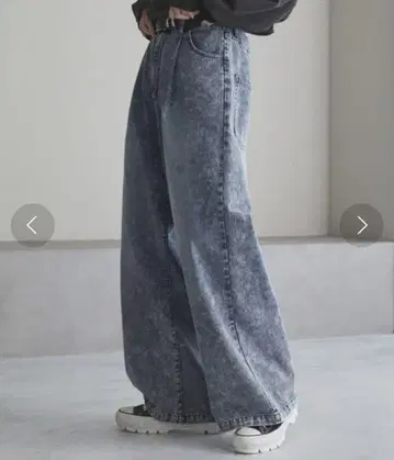 cussil 하이웨스트 스트레이트 데님 팬츠