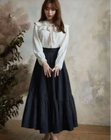 herlipto Floral Jacquard Volume Skirt