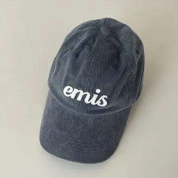 emis 코듀로이 캡 블루