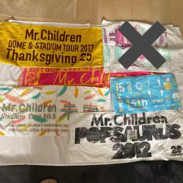 Mr.Children LIVE 투어 타월 5세트