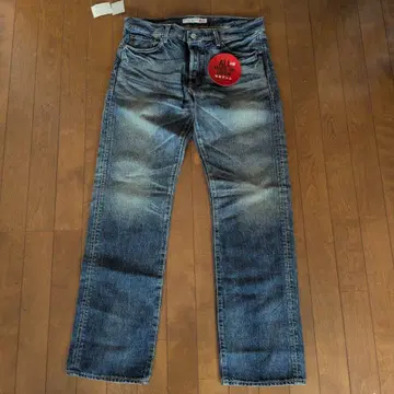 유니클로 ALL MADE IN JAPAN 스트레이트 데님 블루