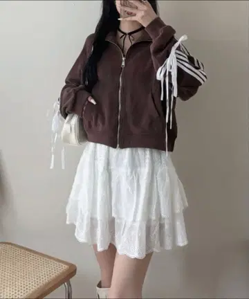 ZOZOTOWN nemnestore 소매 리본 트랙 자켓 완판템