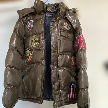 BADBOY 패치 부착 다운 자켓 M