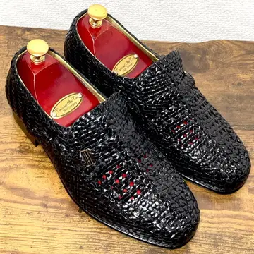 madras 리미티드 인트레차트 로퍼 23.5 블랙 가죽 신발