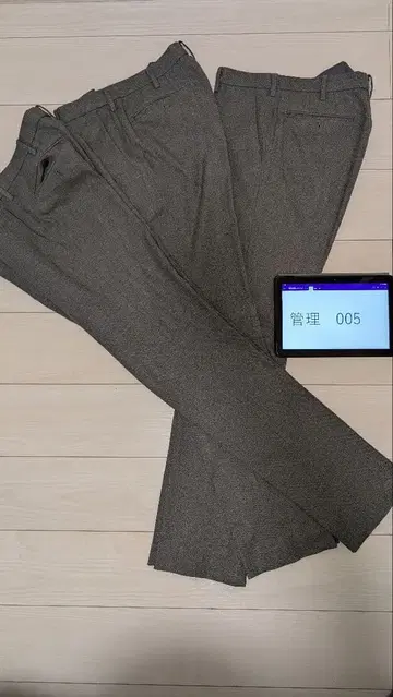 UNIQLO 감동 팬츠 울트라 라이트 울 라이크 그레이 3개 세트