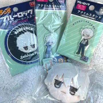 [ 미개봉 새상품 ] 블루 록 아크릴 스탠드 키링 나기 세이시로 세트