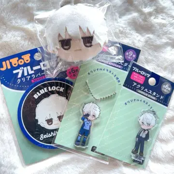 [ 미개봉 새상품 ] 블루 록 아크릴 스탠드 키링 나기 세이시로 세트