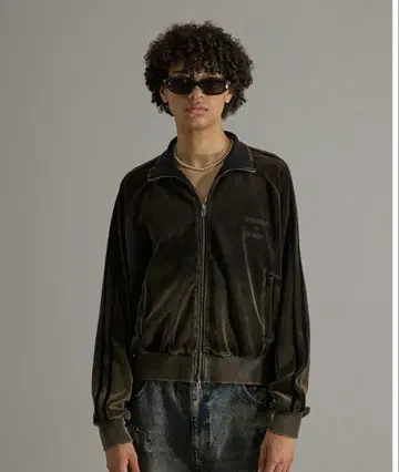 ANDER HUNK Faded Short Track Jacket