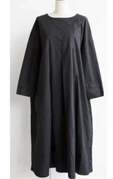 tumugu 코튼 빈티지 원피스 블랙 오버 사이즈