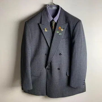 세트 판매 더블 자켓 버즈아이 패턴 올 패턴 페이즐리 캐주얼 구제 의류