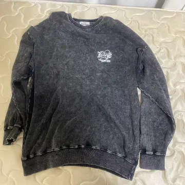 Billiard and Bar 그레이 크루넥 트레이닝복