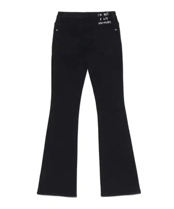 YOUHEE DENIM BOOTSCUT PANTS BLACK