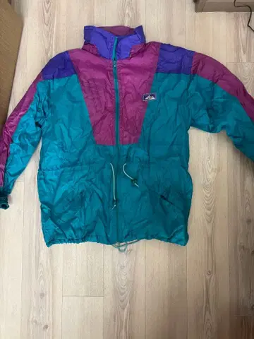 나일론 자켓 터콰이즈 퍼플