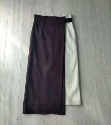 BOSCH 바이컬러 울 랩스커트