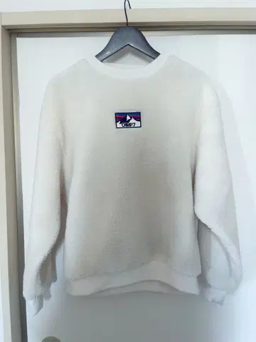 CAMP7 플리스 보아 맨투맨 M 화이트