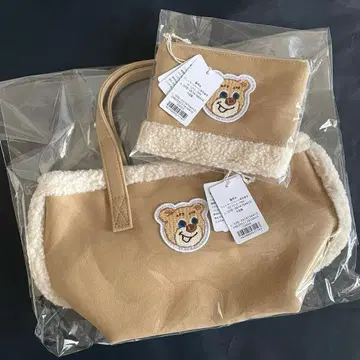 올드 테디 와펜 보아 토트백 & 파우치 러브러리 페이