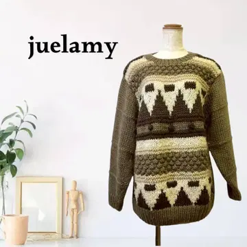 zG641 [ M ] juelamy 니트 로우 게이지 페어아일 패턴