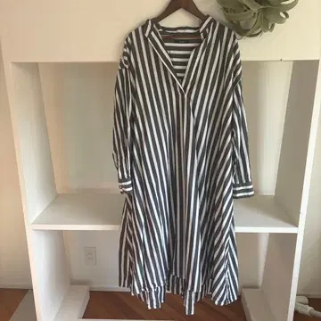 JOURNAL STANDARD 스트라이프 셔츠 원피스 스키퍼