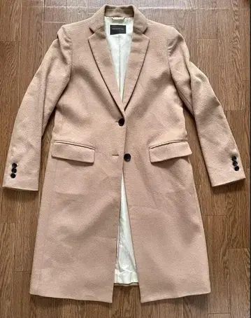 투모로우랜드 캐시미어 혼방 체스터 코트 카멜 36 S 일본제