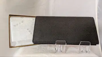 인덴야 INDEN-YA 롱 지갑 블랙 마름모 문양 미사용 새상품