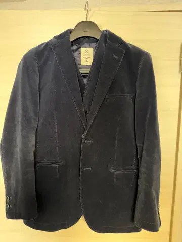 [오리히카 차고] 네이비 코듀로이 자켓 베스트