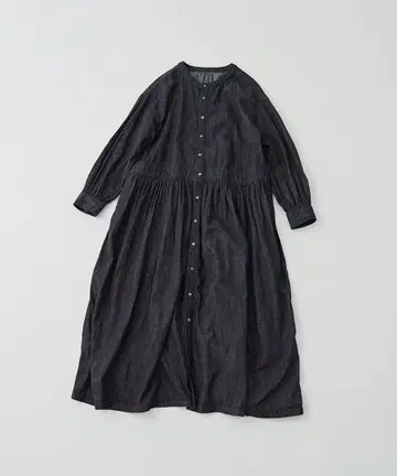 nest Robe 코튼 린넨 바지 개더 원피스