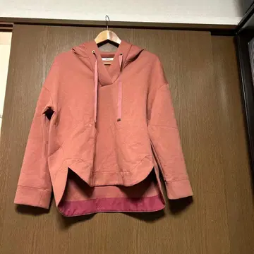 ANAYI 후드 부착 핑크 후드티