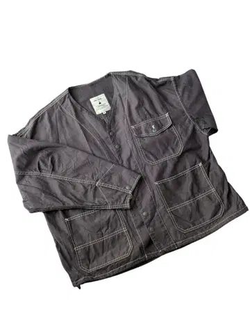 niko and - 새상품급 옥스 커버올 노카라 자켓