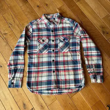 USA fivebrother  밴드 포함 플란넬 셔츠 미중고 S