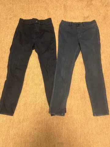 유니클로 히트텍 레깅스 팬츠 2장 세트