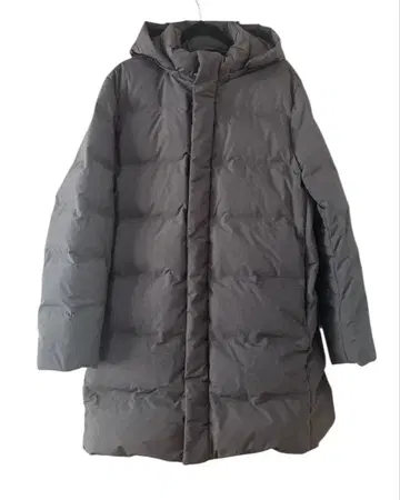 새상품급 UNIQLO 심리스 다운 코트 그레이 남성용 XL