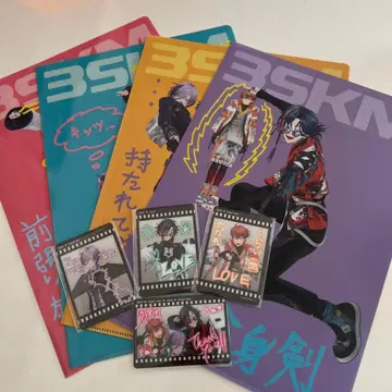 니지산지 x 세븐 오리지널 클리어 파일 클리어 카드 컴프 세트