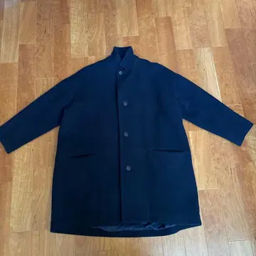 Plantation 네이비 롱 코트