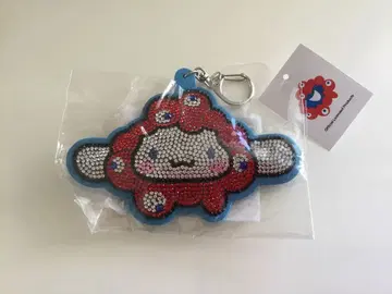 미사용 새상품 미야쿠미야쿠 변신 반짝이 가죽 키링 시나몬 롤