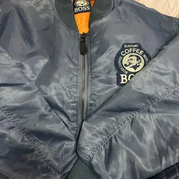 BOSS MA-1 플라이트 자켓 블루
