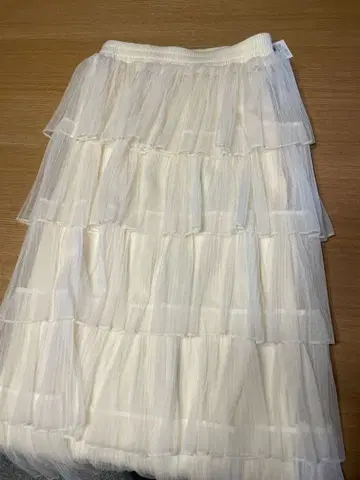 OLIVE des OLIVE 튤 플레어 스커트