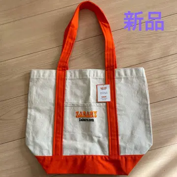 Zabar's 토트백 오렌지/크림