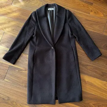 INDIVI 체스터 코트 다크 브라운