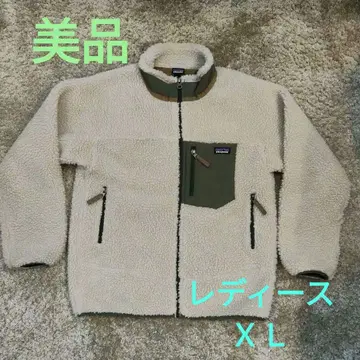 새상품급 patagonia 플리스 자켓 XL 크림색