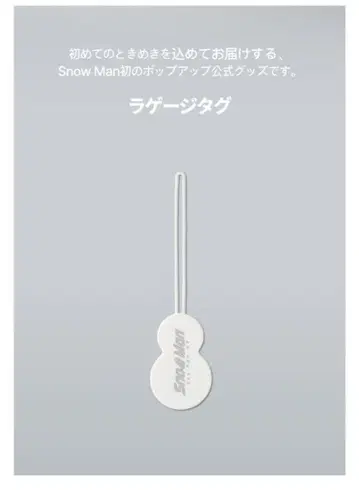 한국 스노우맨 1st 팝업 수하물 택