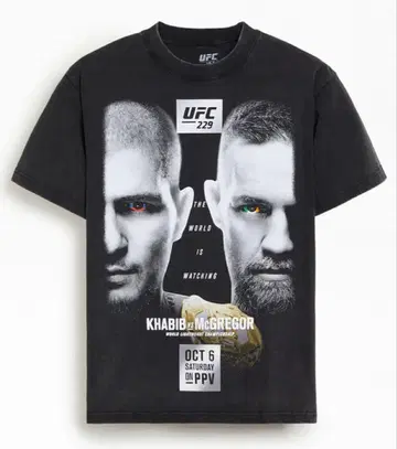 UFC 229 Khabib vs McGregor T셔츠 사이즈 M