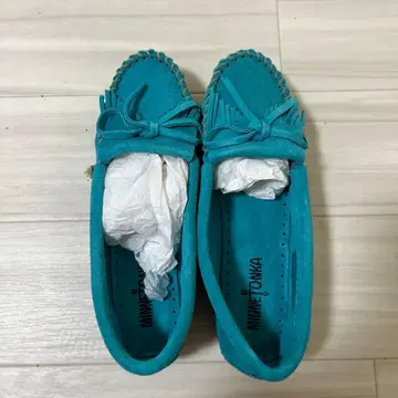 Minnetonka 킬티 모카신 터콰이즈 6