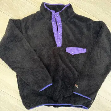 HELLOCALIF (L) 플리스 하프 지퍼